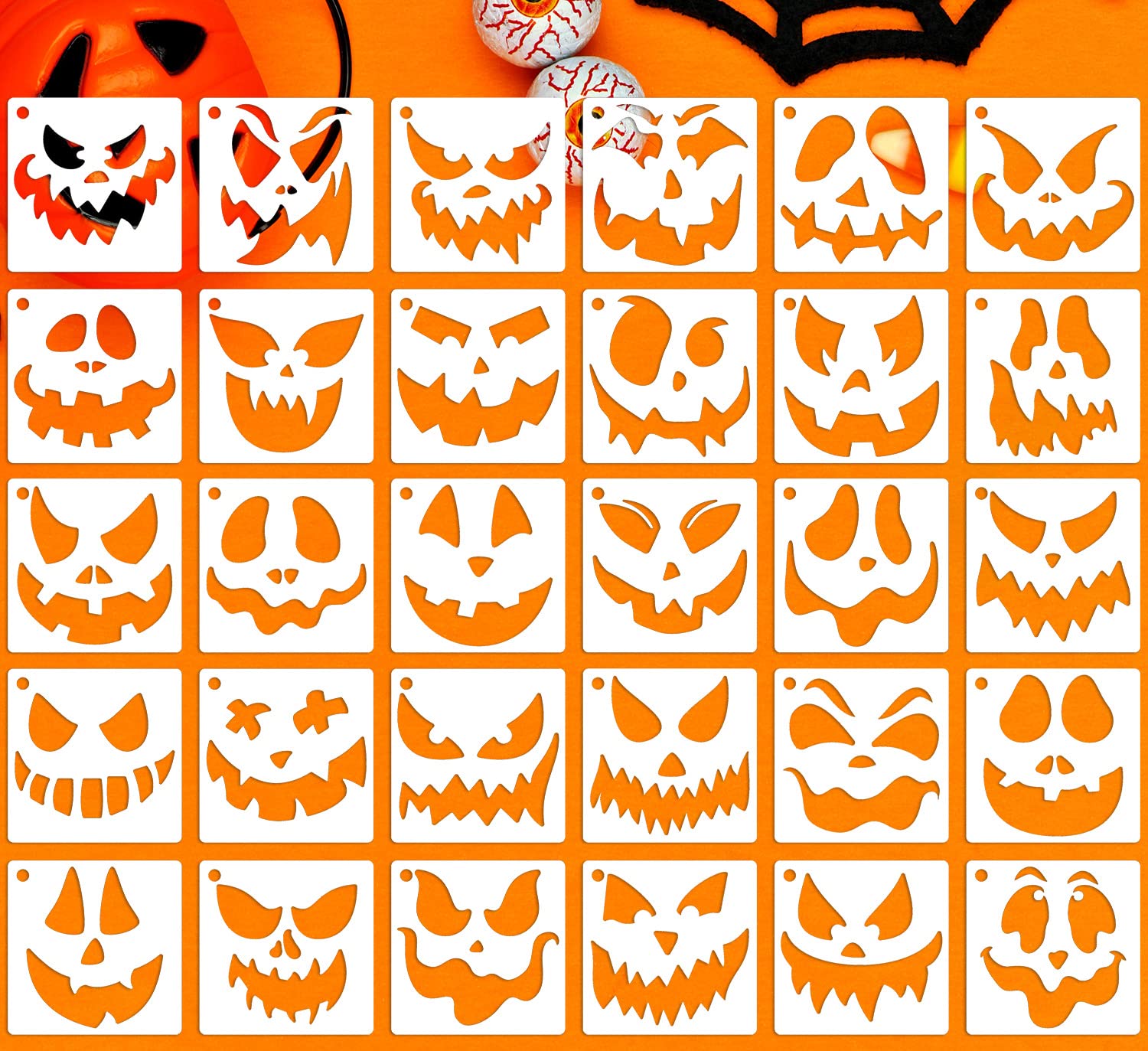 pumpkin pattern stencils