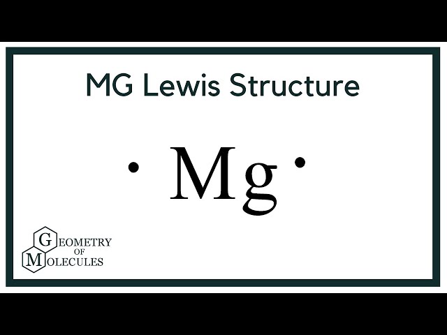 lewis dot diagram for mg