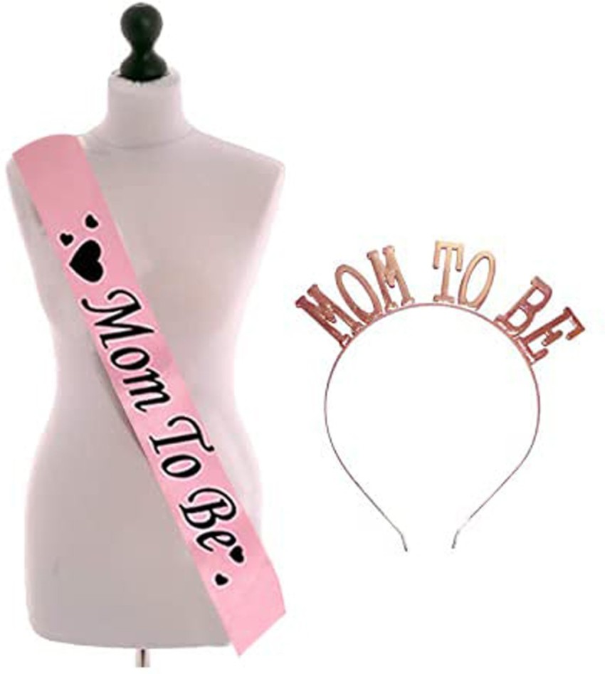 mom to be sash and crown