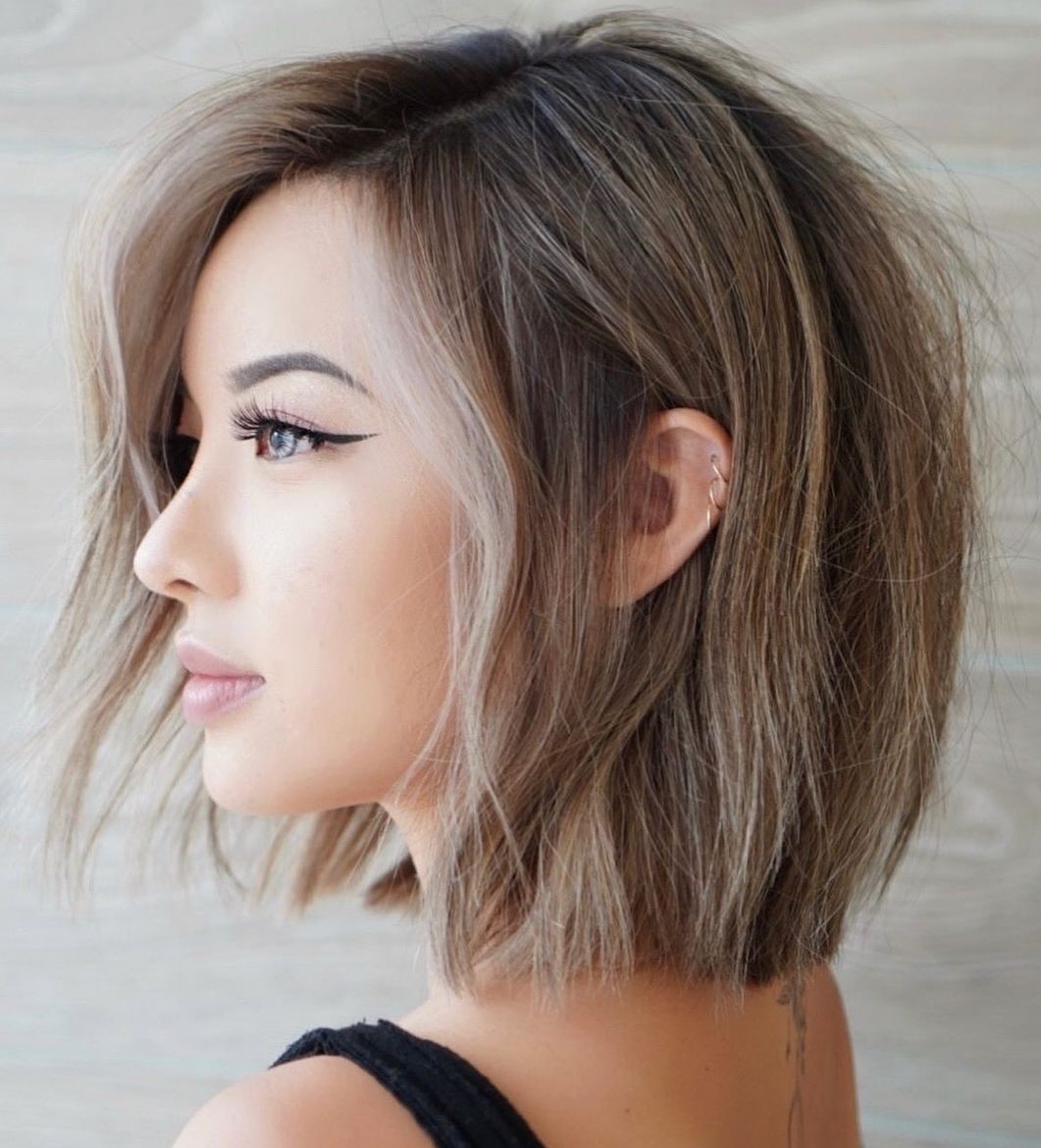 layered haircuts for thin hair