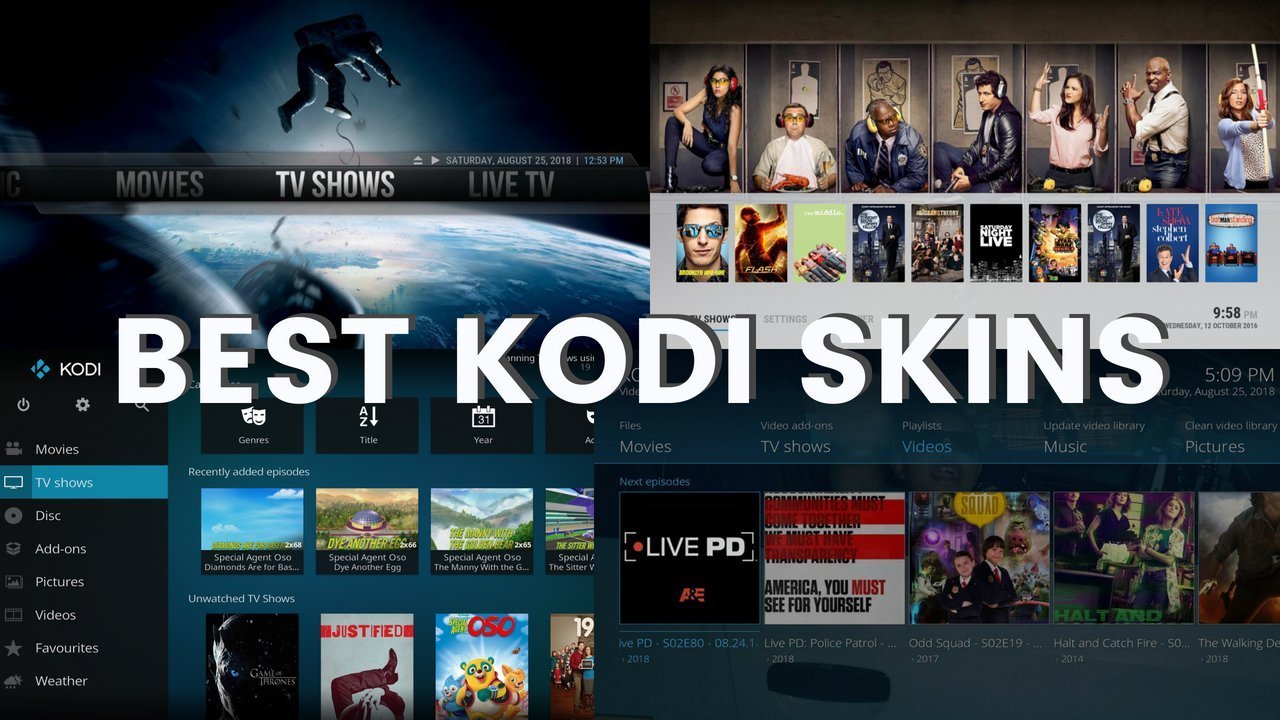 best skins for kodi