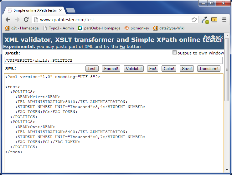 online xpath