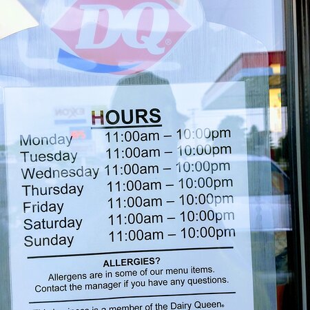 dairy queen hours