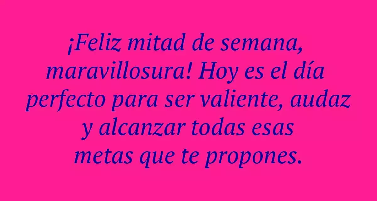 miercoles frases positivas