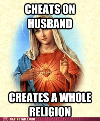 virgin mary memes