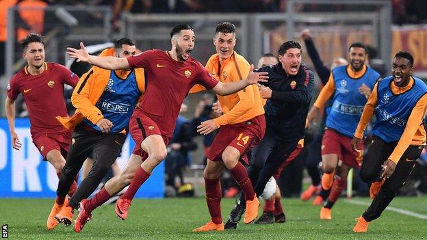 roma barcelona champions league live