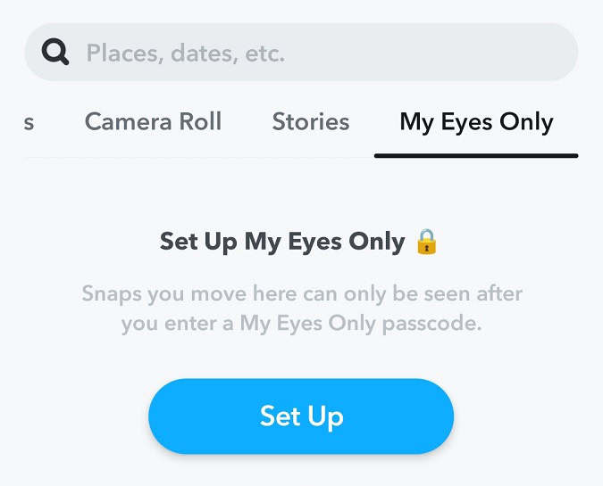 snapchat my eyes only bypass