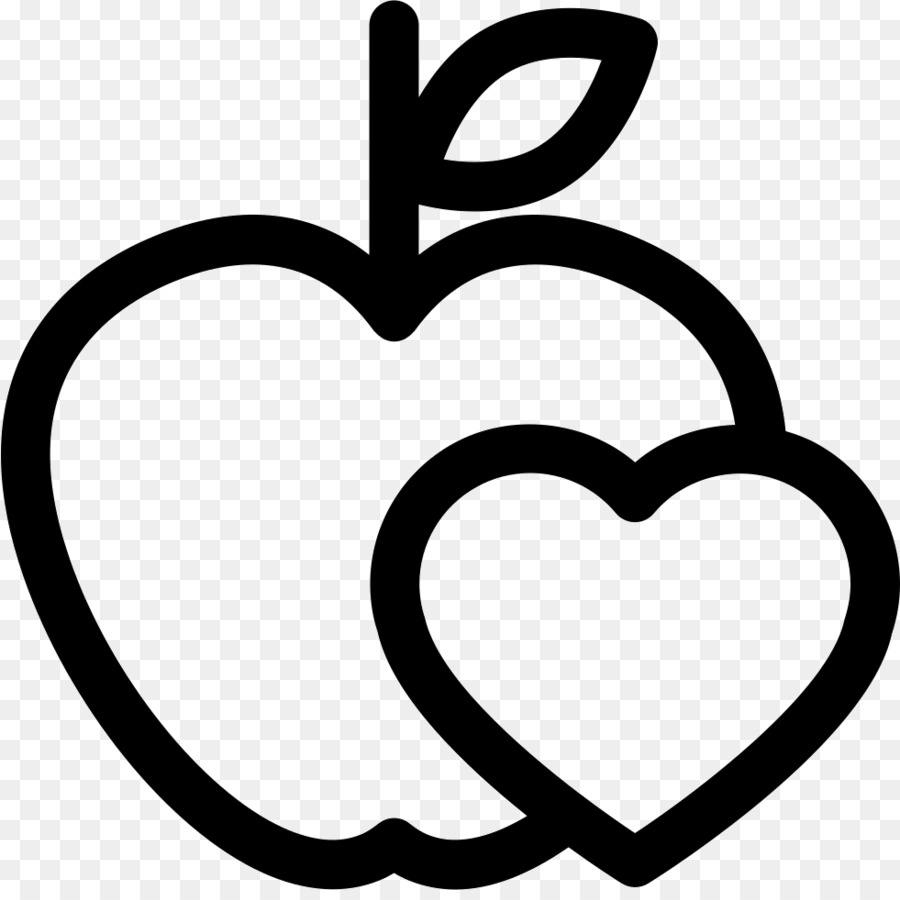 healthy clipart black and white