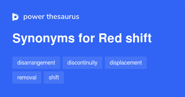 shift thesaurus