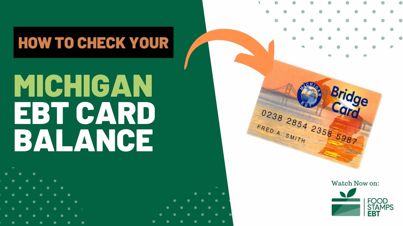 ebt card balance michigan