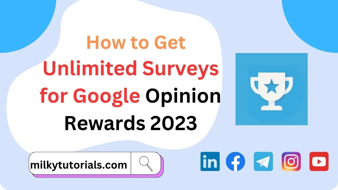 how to get more surveys on google opinion