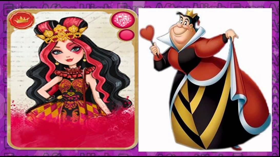 ever after high padres e hijos