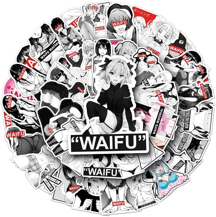 waifu stickers