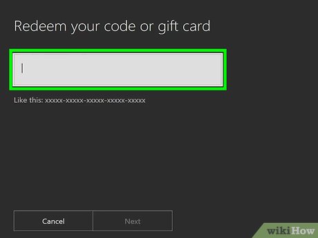 redeem code on xbox