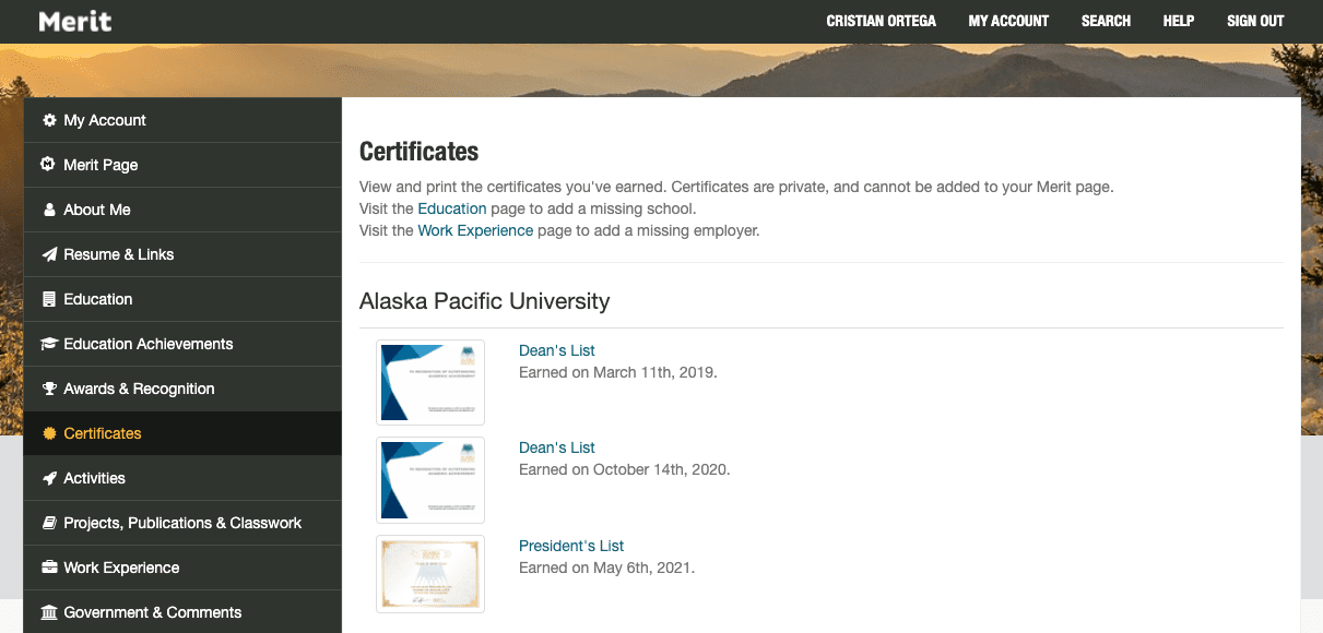 gsu merit pages