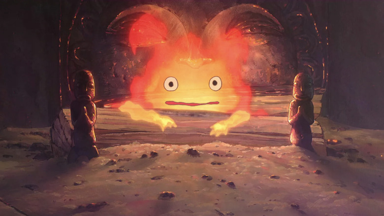 fire howls moving castle