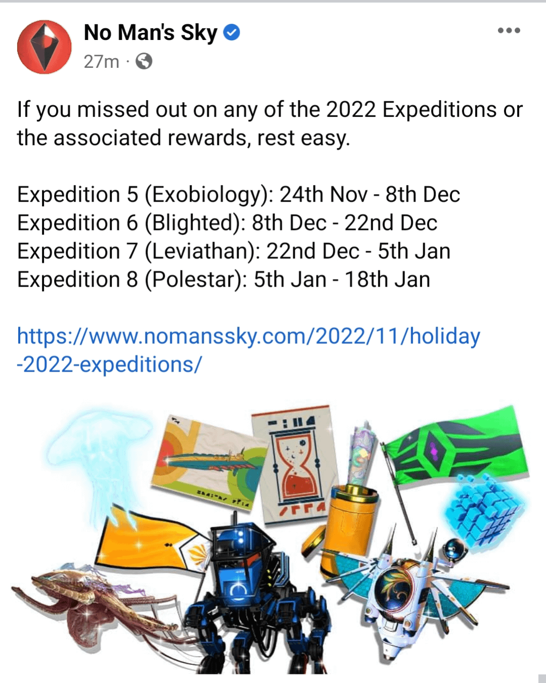 how to get old expedition rewards nms