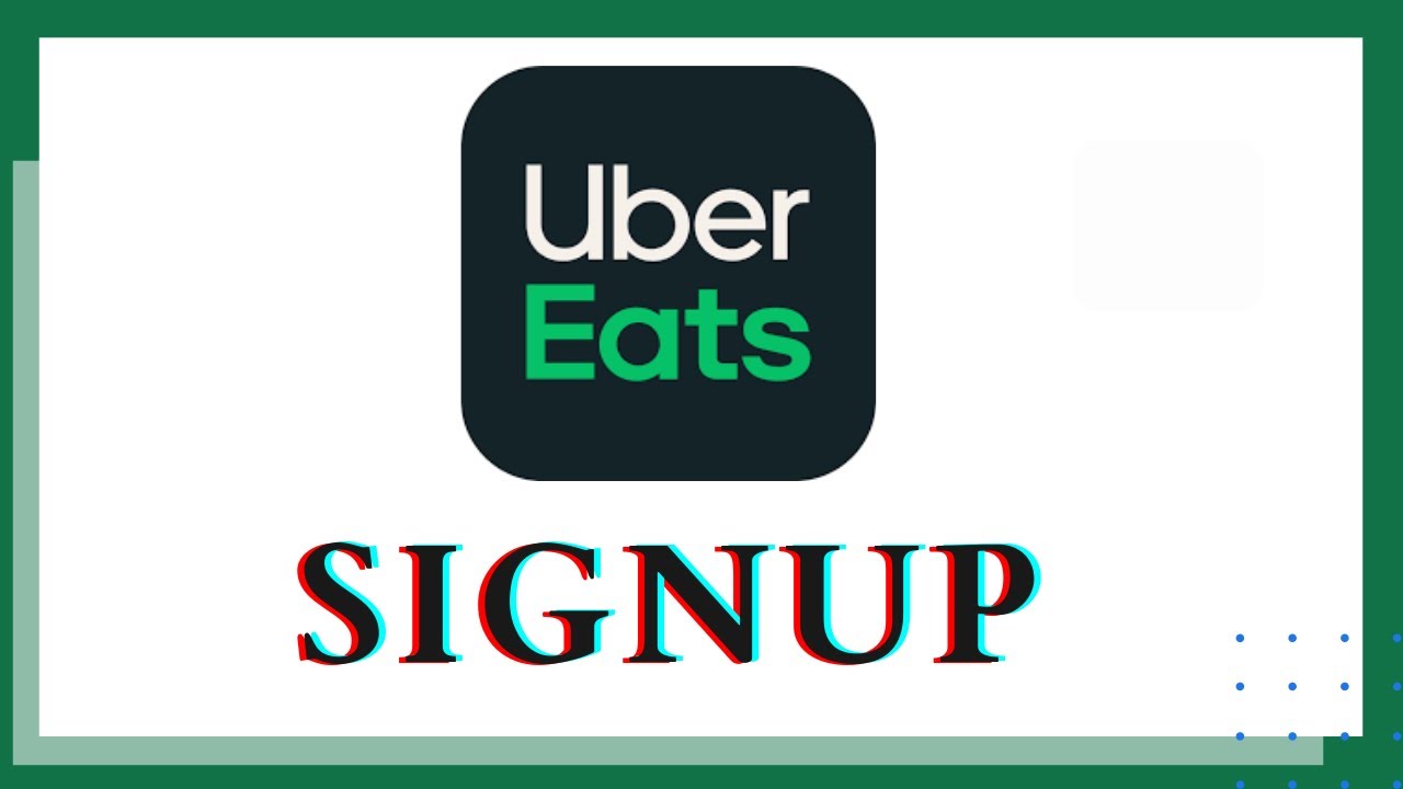 sign up to uber eats