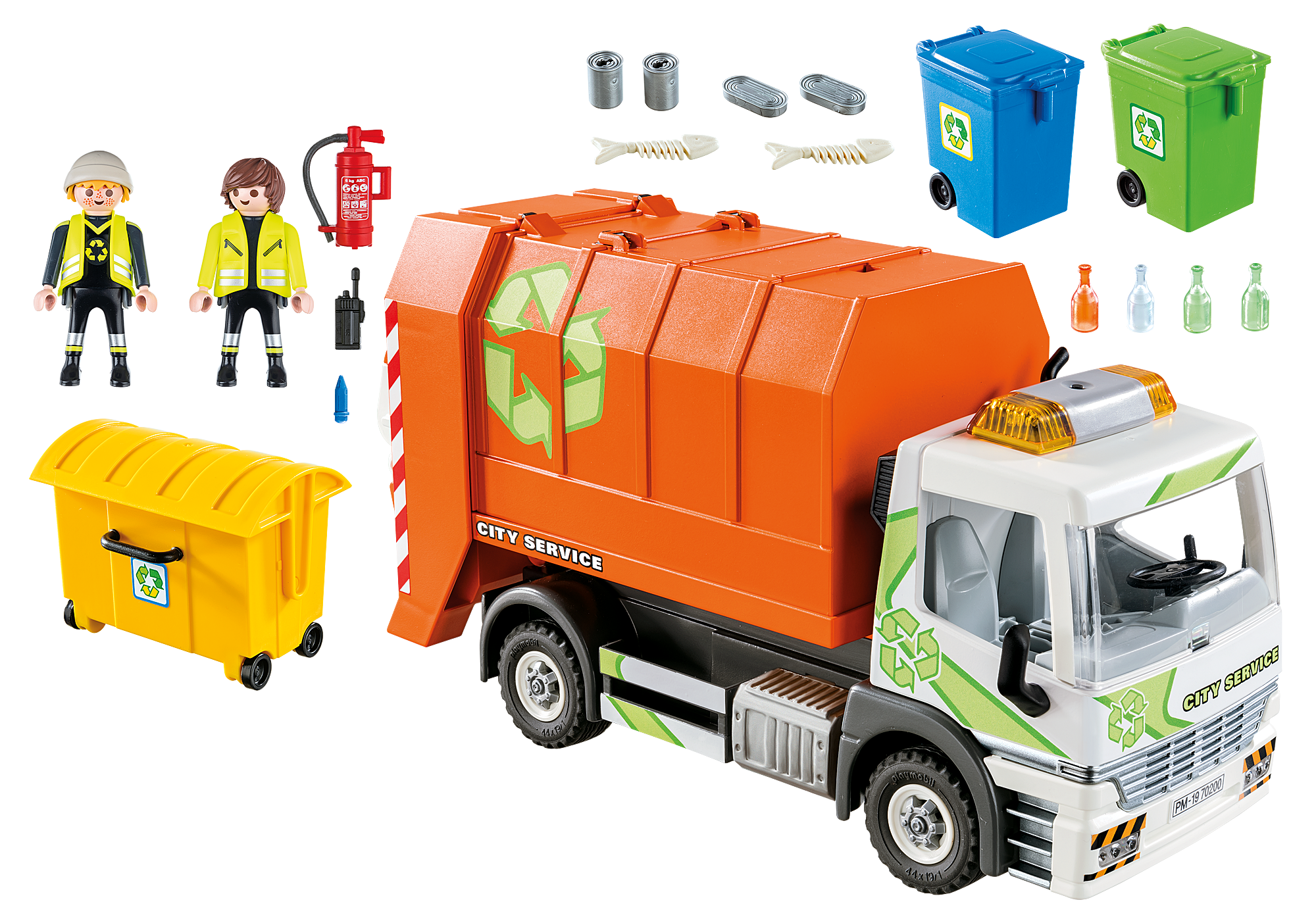 playmobil bin truck