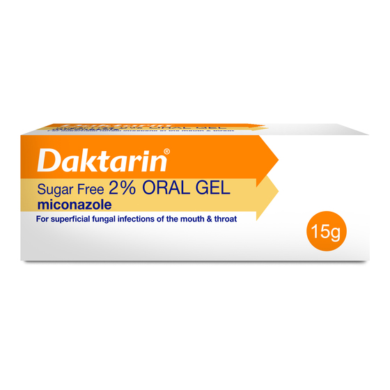 daktarin sugar free 2 oral gel 15g