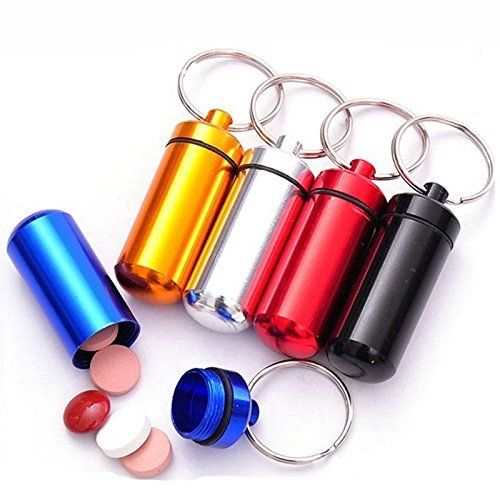 keychain pill holder