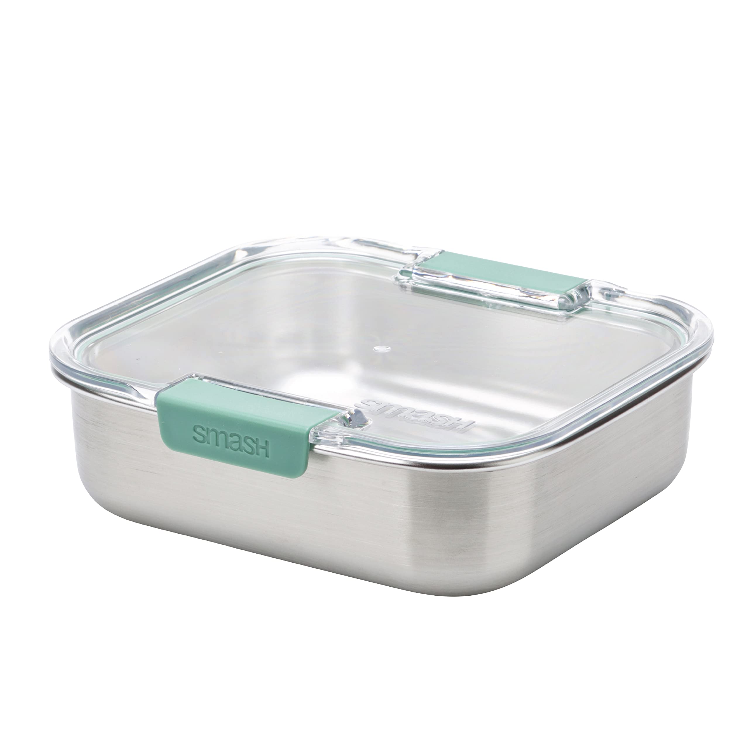 smash blue stainless steel 5 compartment bento box