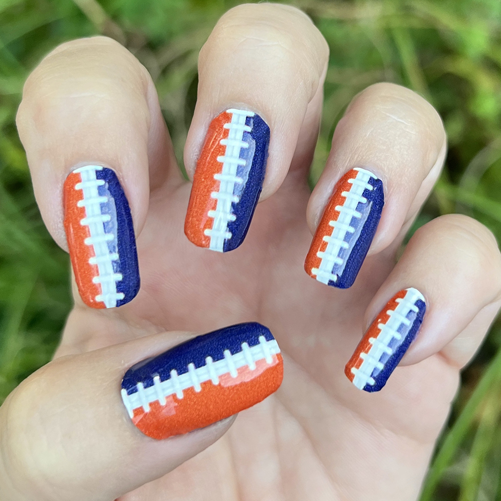 denver broncos nail stickers