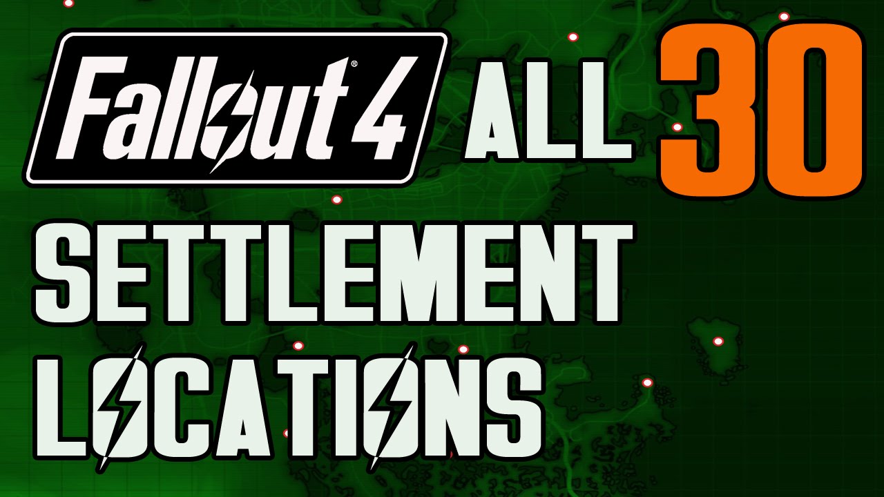 all settlements fallout 4