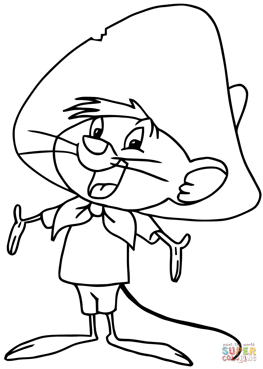 speedy gonzales drawing