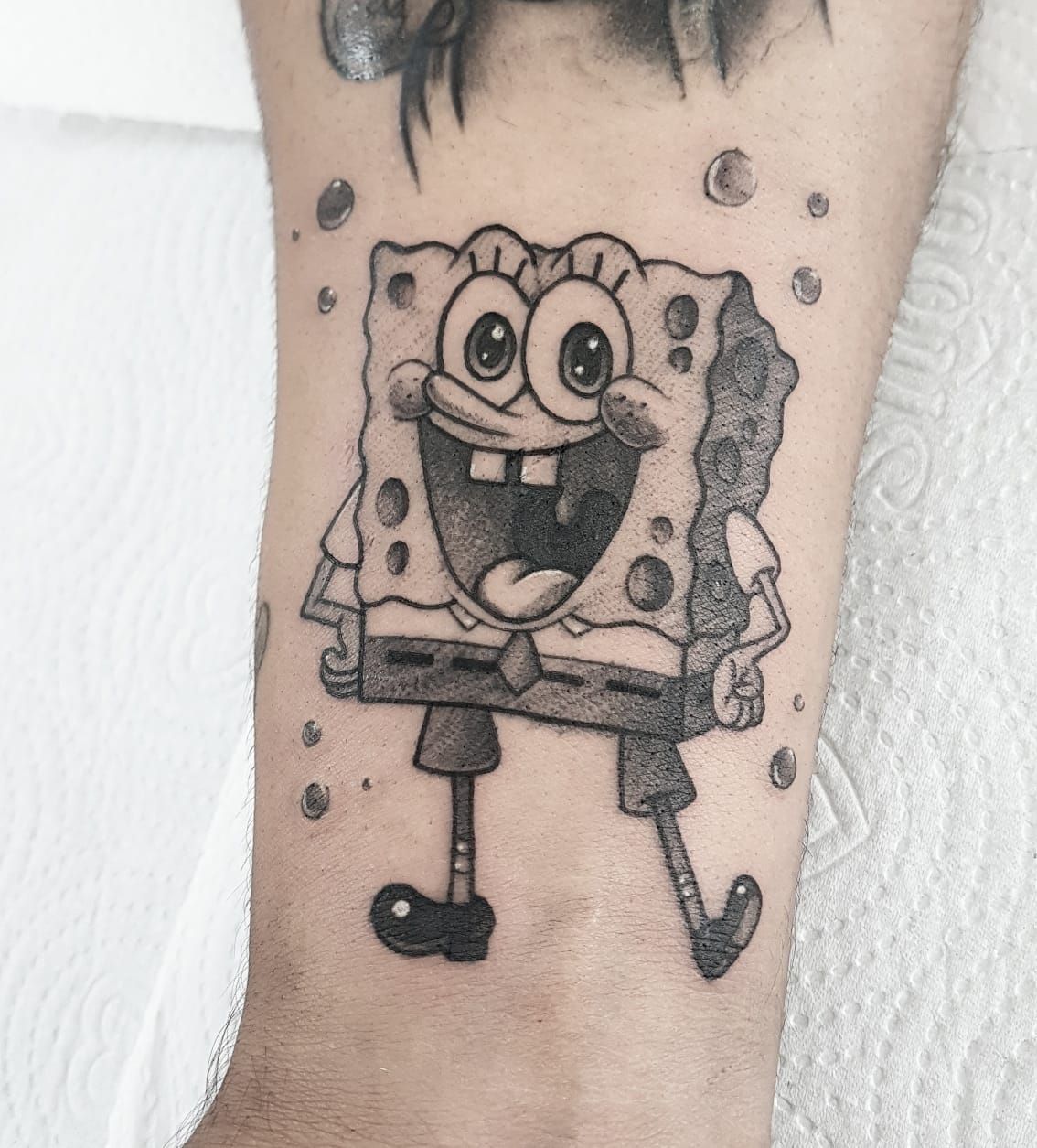 tattoo bob esponja