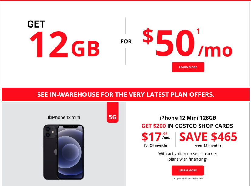 costco cell phone deals