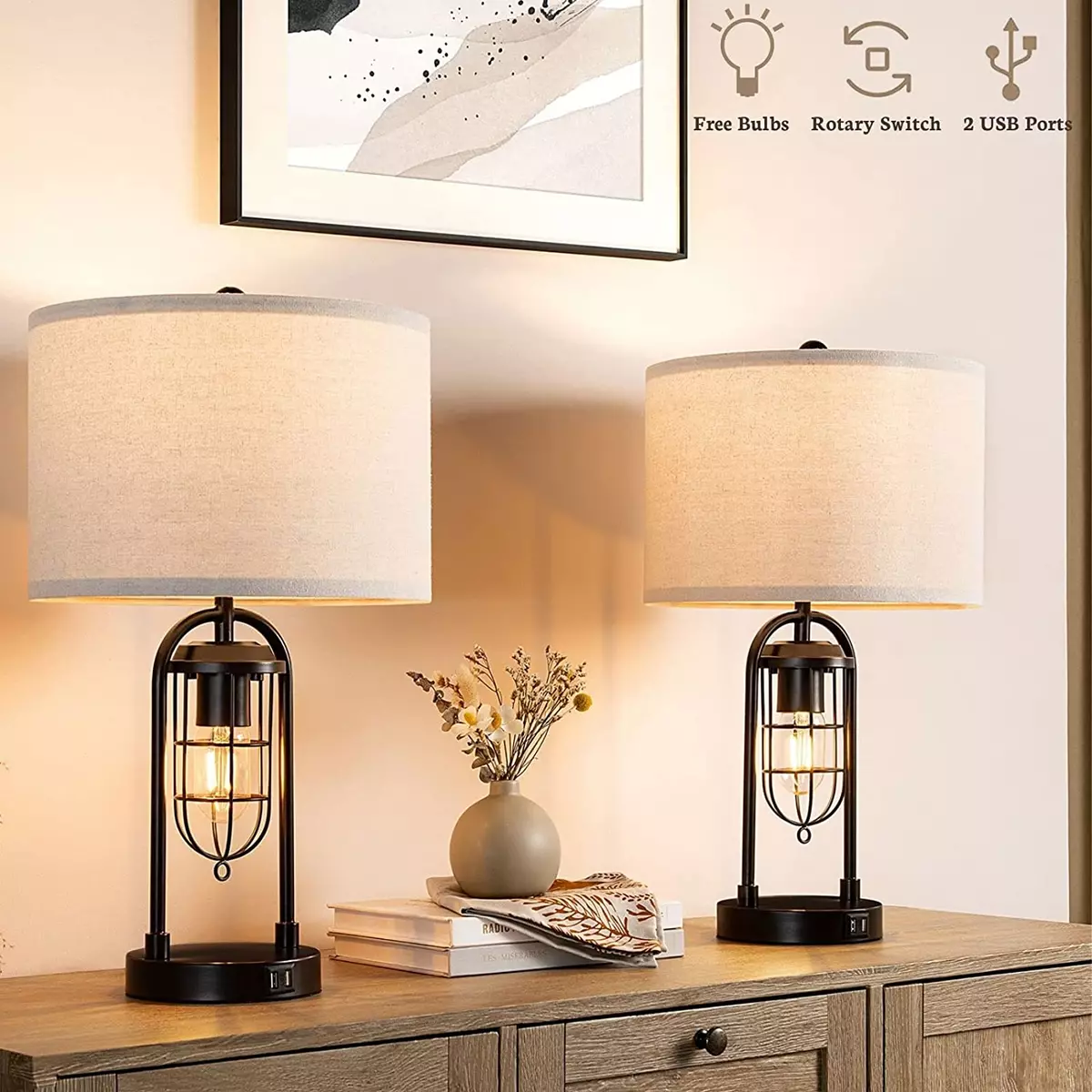 table lamps set of 2