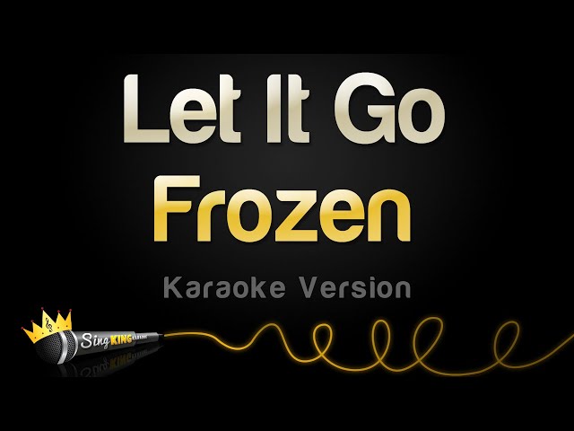 let it go karaoke