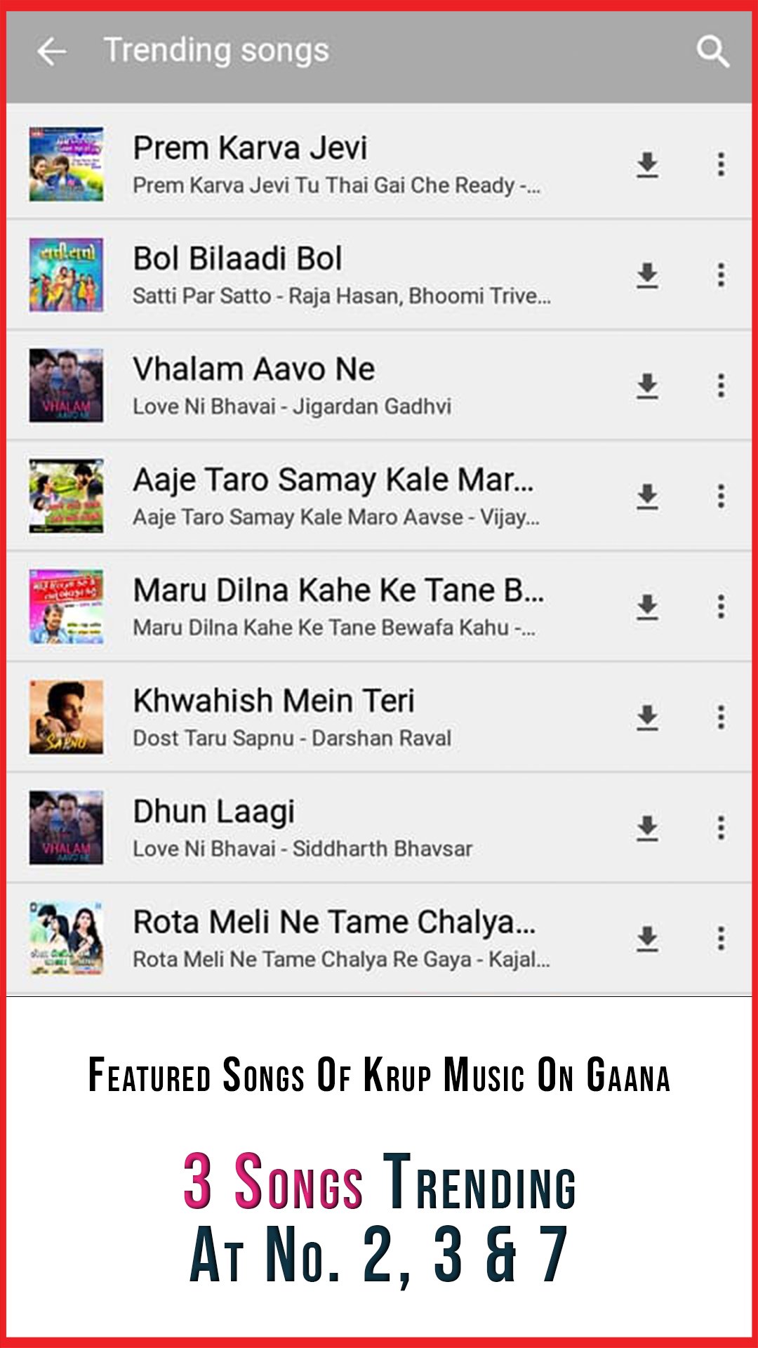 trending songs