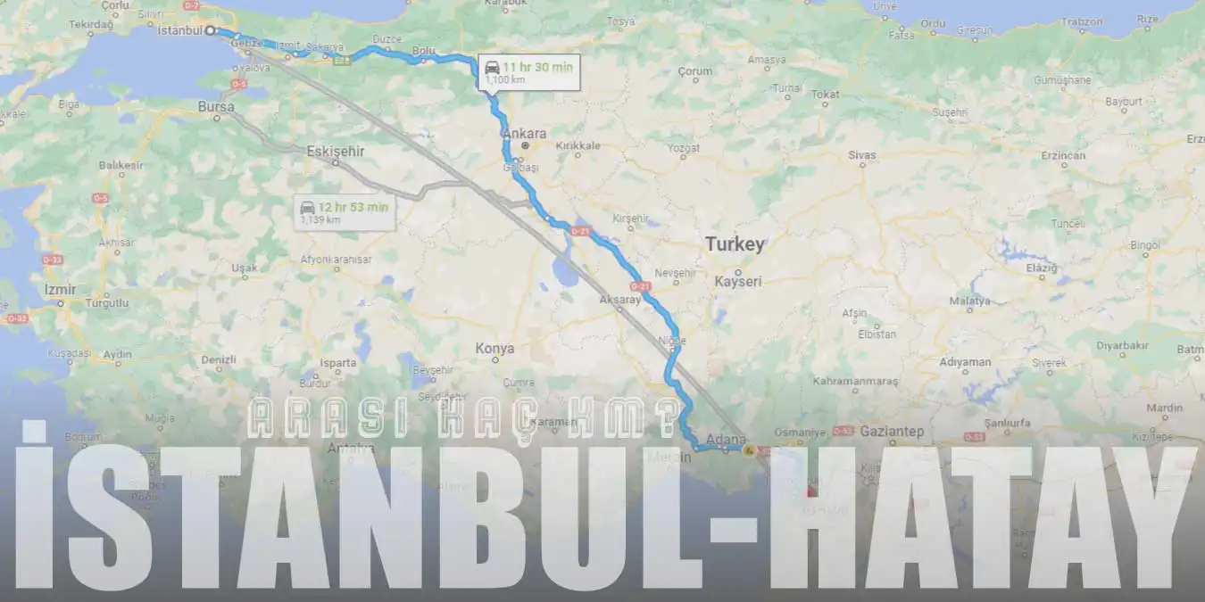 istanbul hatay arası otobüsle kaç saat