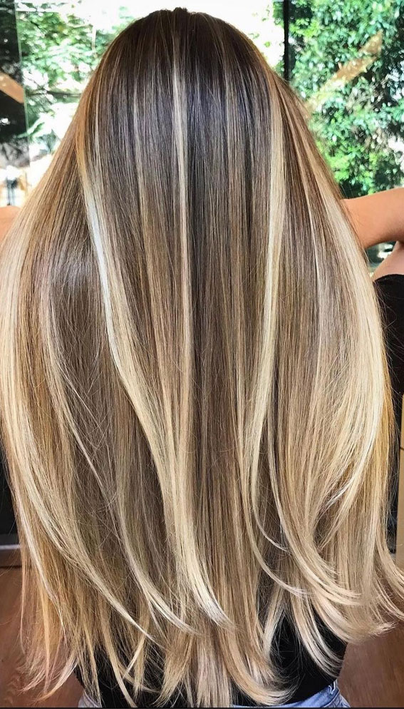 ombre hair brown and blonde
