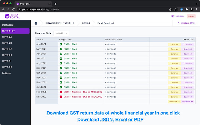 octa cloud gst