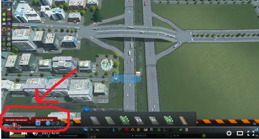 how to demolish buildings in cities skylines