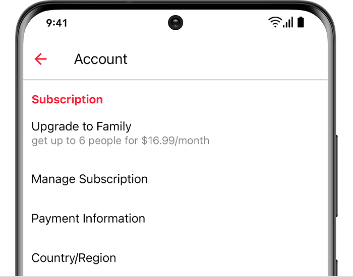 share apple music with family