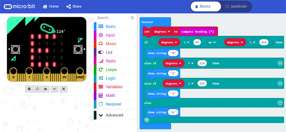 microbit makecode