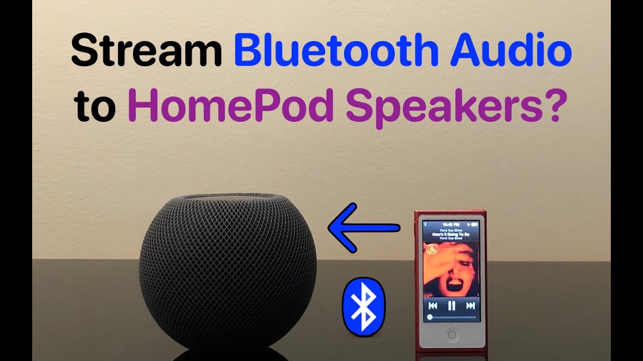 can homepod be used as bluetooth speaker