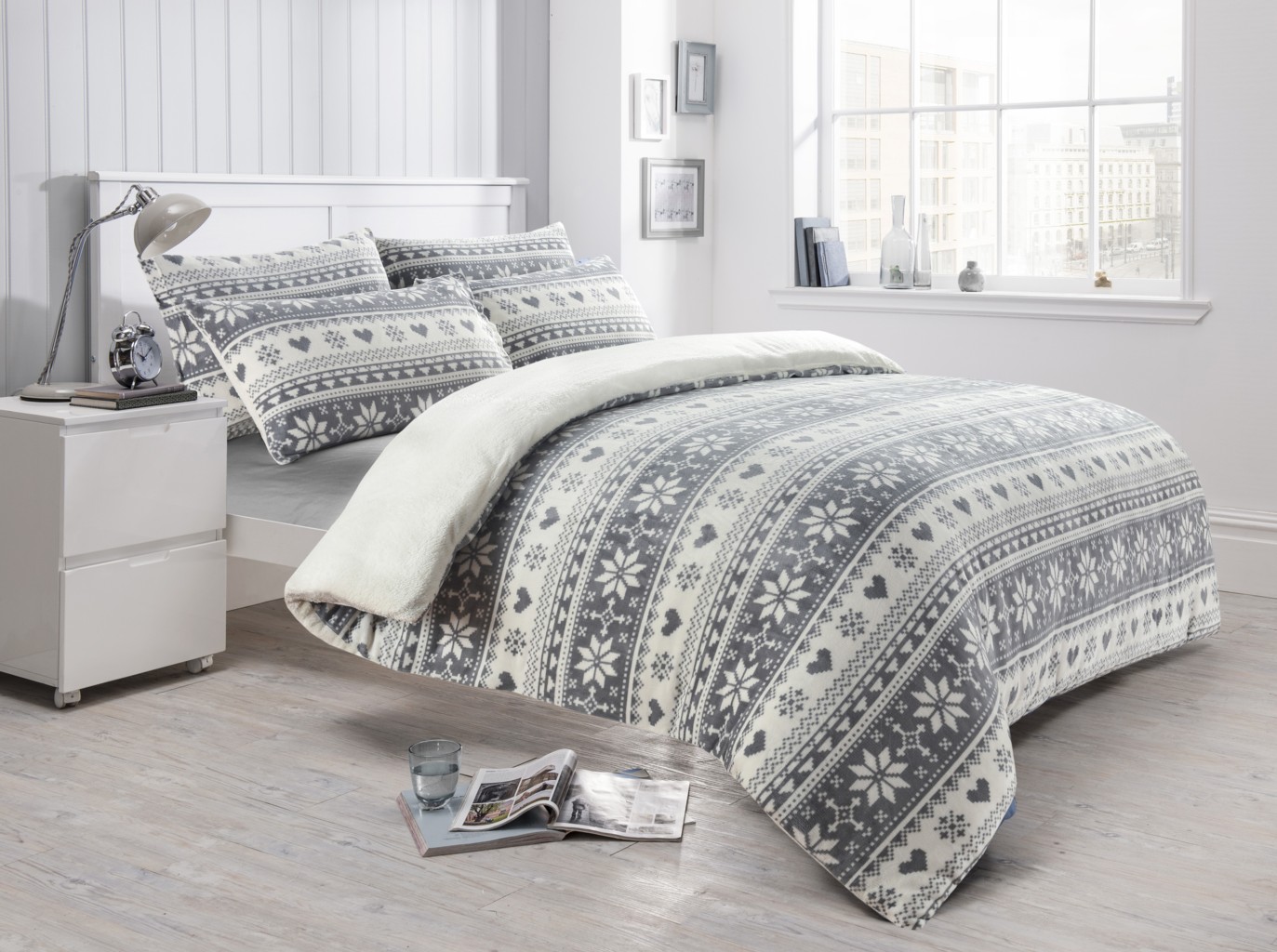 fluffy christmas bedding