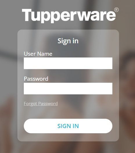 tupperware login