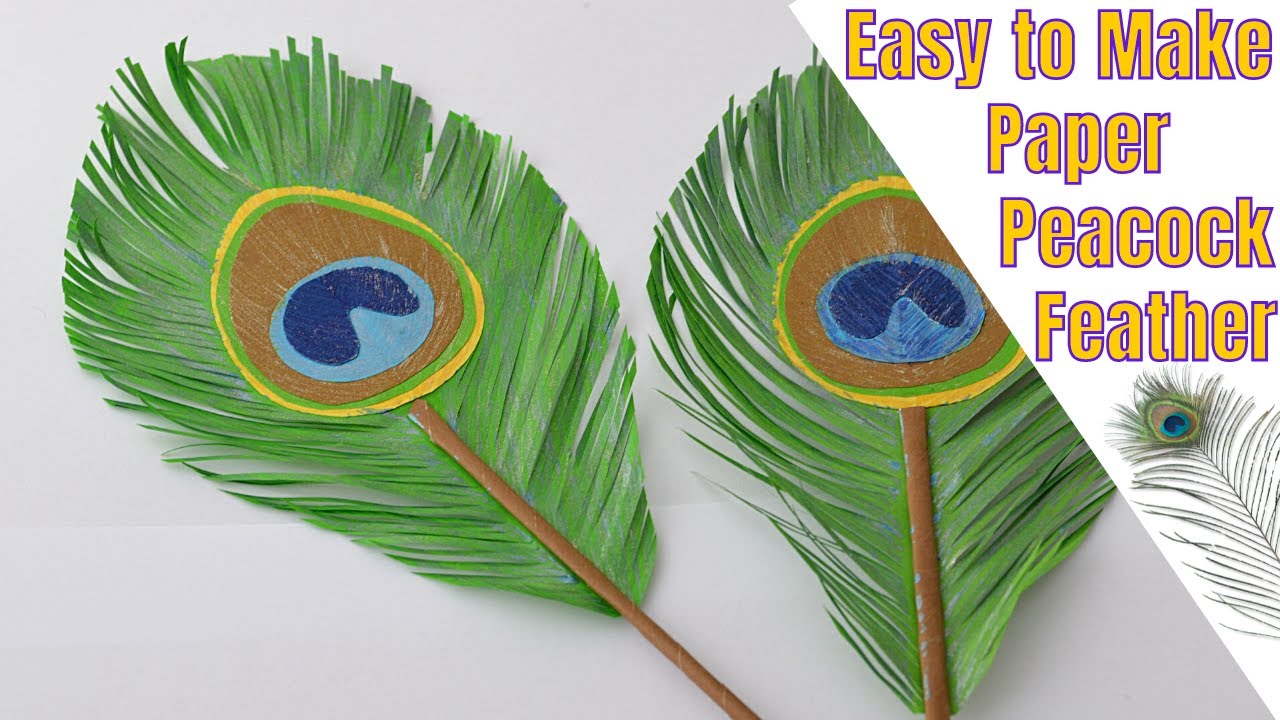 peacock feather craft