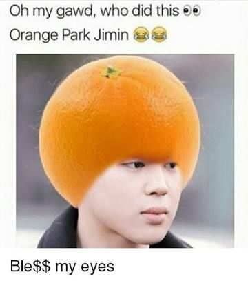 orange hair meme