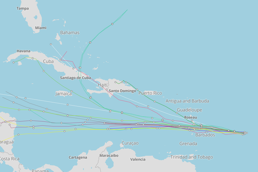 tropical storm bret spaghetti models 2023