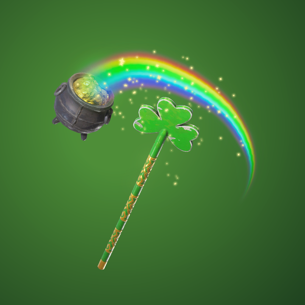 pot of gold pickaxe