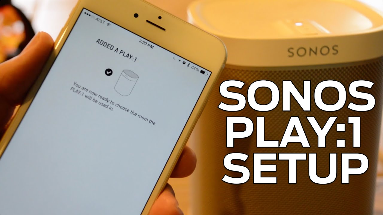 configurer sonos play 1