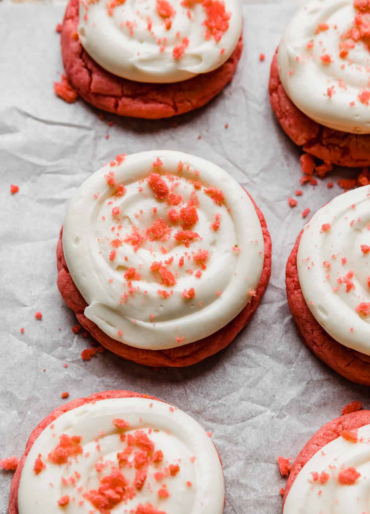 pink velvet crumbl cookie recipe