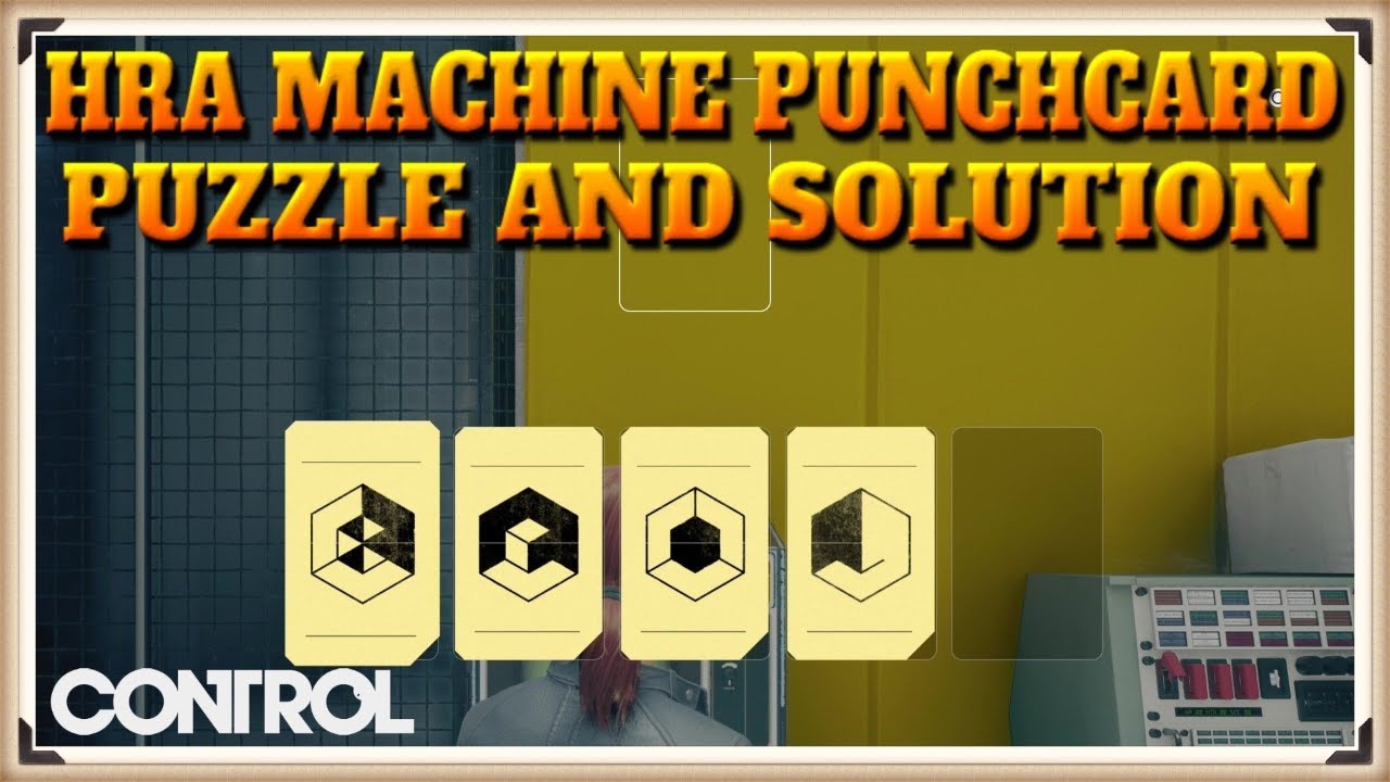 control punch cards puzzle